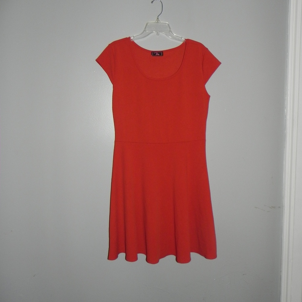 Orange Dress 1x